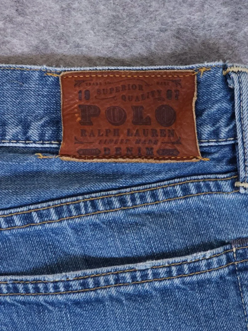 Polo Ralph Lauren 867 Classic Fit Jeans 32x32 (Fits 33x30.5) Medium Wash Denim